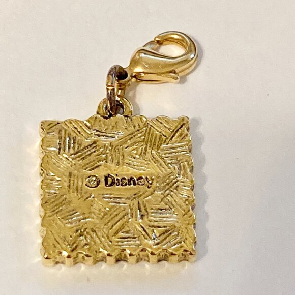 Vintage Disney Piglet Clip On Charm Gold Plated Zipper Purse Winnie the Pooh - Picture 6 of 9